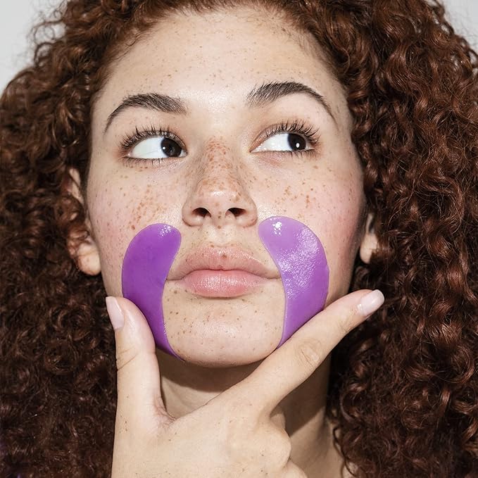 Pacifica Undereye Mask Vegan Ceramide Hydrating Jelly Eye Patches - Under Eye & Smile Line Masks for Fine Lines & Puffiness, Barrier Repair for Sensitive Skin, Fragrance-Free Vegan Clean Beauty