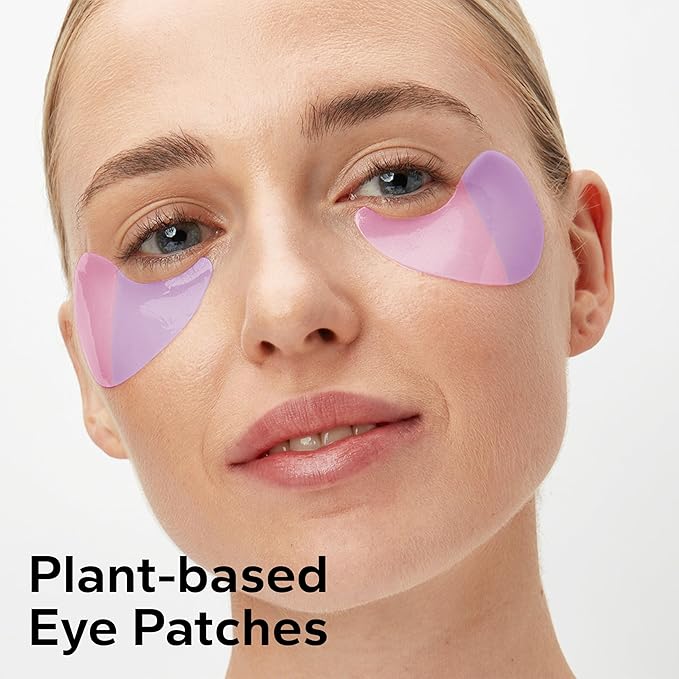 Dream Glow Under Eye Patches | Anti-Aging Eye Treatment Gel Masks With Vegan Collagen & Bakuchiol | Under Eye Masks For Dark Circles and Puffiness, Under Eye Bags, Wrinkle Care, Men and Women