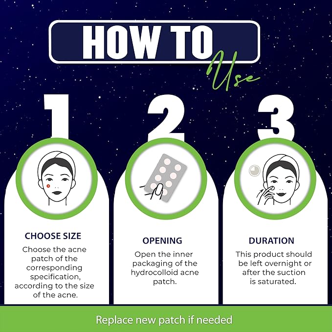 Dot Pimple Patches for Face – Hydrocolloid Acne Patches for Quick Zit Relief And Blemishes, Invisible Spot Stickers That Stay All Night, Gentle for All Skin Types, Oil-Free (40 Count)