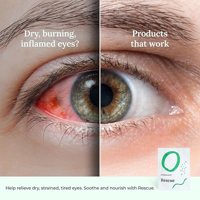 Rescue: Hydrogel Self Cooling Compress | Cold Eye Masks for Puffy Eyes | Self Cooling Eye Compress for Fast Relief | Travel Ready | 6 Count | FSA & HSA Eligible