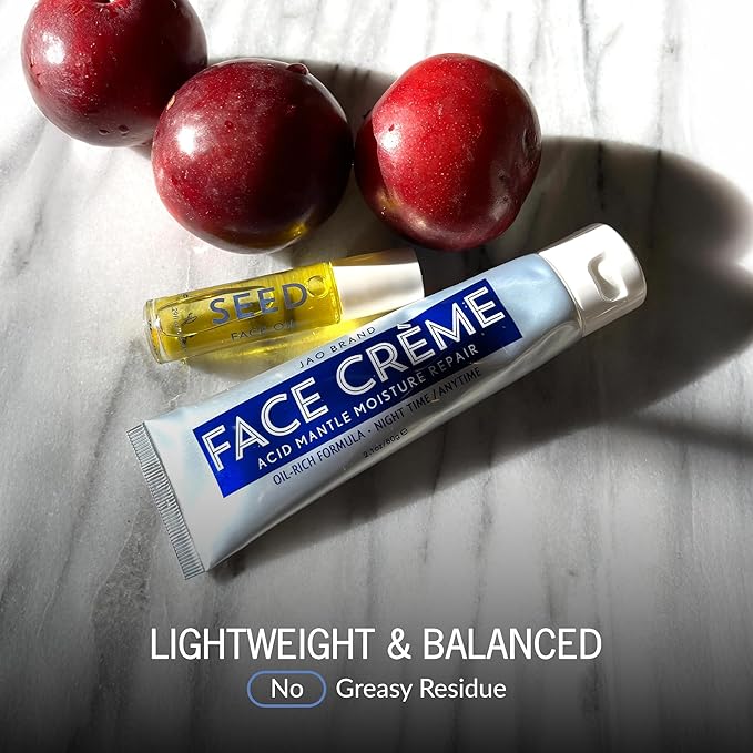 Jao Brand Seed Face Oil | Hydrating Serum For Plump, Smooth Skin | Lightweight Moisturizer | Facial Oil For All Skin Types | Restores Elasticity | No Parabens, No Fillers | 0.29 fl. oz.