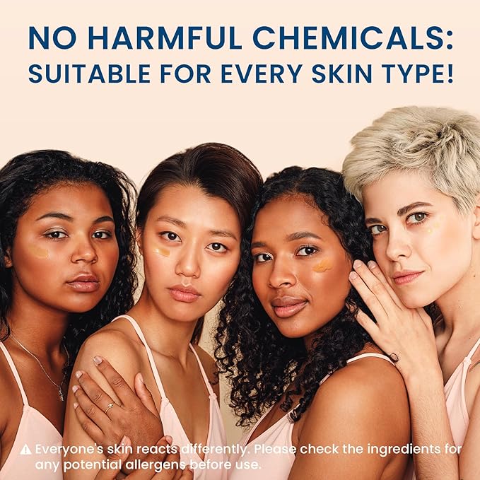 5% Caffeine 5% Retinol Eye Cream for Dark Circles, Puffiness and Bags, Hyaluronic Acid and Niacinamide Under Eye Cream Anti Aging, Eye Serum for Fine Lines, 360° Eye Massage Ball Roller