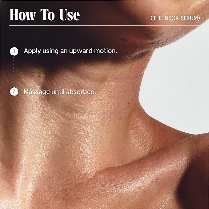 Nécessaire The Neck Serum. Fragrance-Free. 5 Peptides for Tech + Aged Neck. Skin Feels Firm, Looks Lifted. Hypoallergenic. Dermatologist-Tested. 50 ml