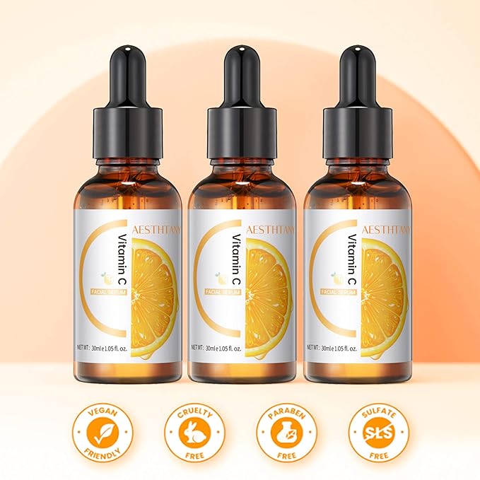 Premium Vitamin C Serum for Face, Anti Aging Serum with Hyaluronic Acid, Panthenol, Cubilose, Retinol & Amino Acids - Hydrate & Boost Skin Collagen