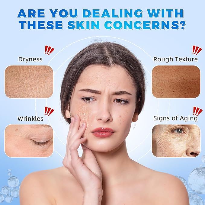 Wake Nature Perfection Hyaluronic Acid – Ultra Hydrating Serum for Smooth– Hyaluronic Acid Tubes for Deep Moisture– Pre-Makeup Hydration for All Skin Types