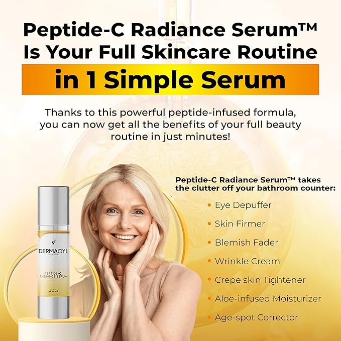 Peptide C Radiance Serum, GMO Free, Made in USA
