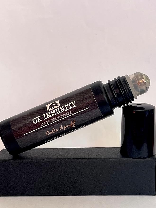 COCO D-PUFF Under Eye Depuff and Dark Circles Roller, Stainless steel rollerball, Green coffee bean oil, Unisex, Made in the USA, All natural
