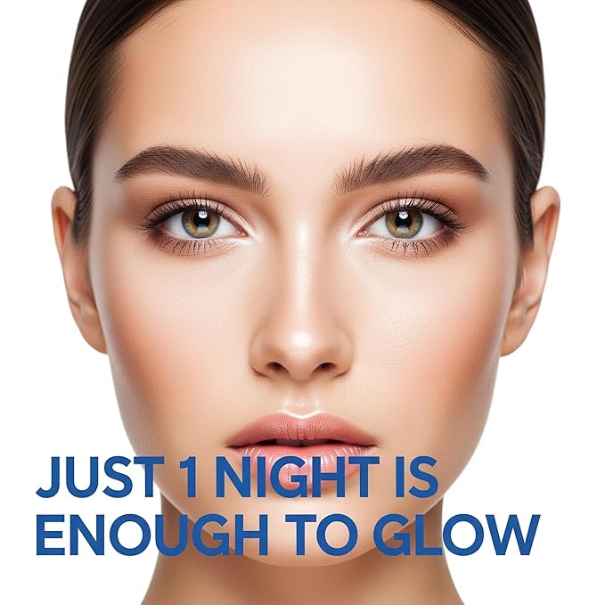 5-Pack Bio-Collagen Hydrogel Face Masks | Overnight Hydrating & Moisturizing Sheet Masks for Women | Nourishing and Skin-Refreshing Care