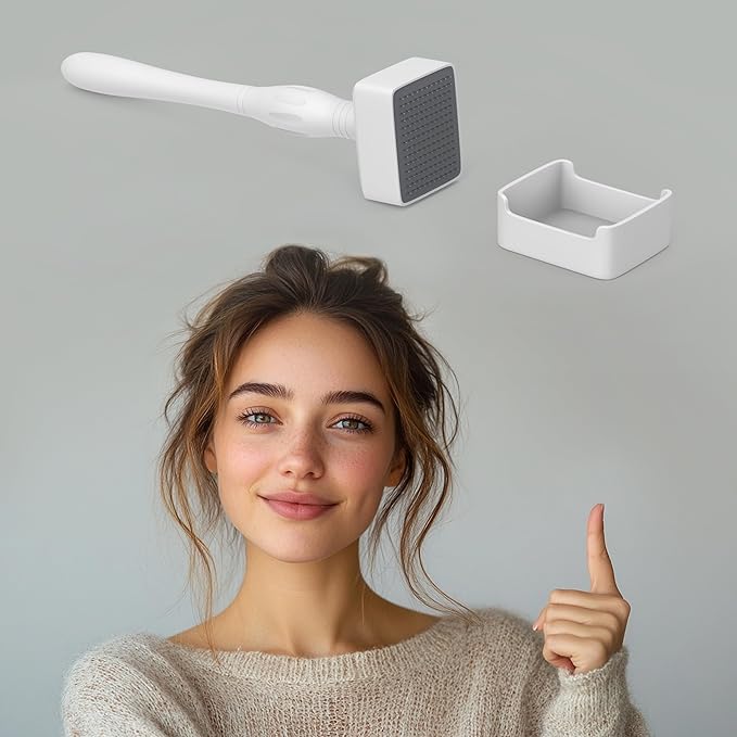 Derma Stamp Microneedle Roller For Face, Derma Roller for Beard, Microneedling Roller | For Women and Men | Micro Needle Roller For Face Scalp Derma Stamp 0.25mm