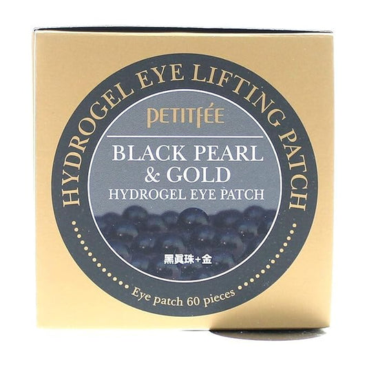 Petitfee Black Pearl & Gold Hydrogel Eye Patch, 60 Patches, 1.4 g