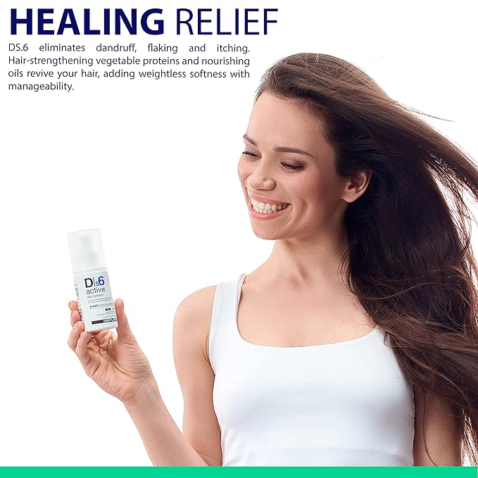 NAPURA D5.6 Anti Dandruff Treatment with Tea Tree Oil, Salicylic Acid and Zinc (2.53 fl oz) - Natural Dry Itchy Scalp Leave In Conditioner Spray for Women and Men