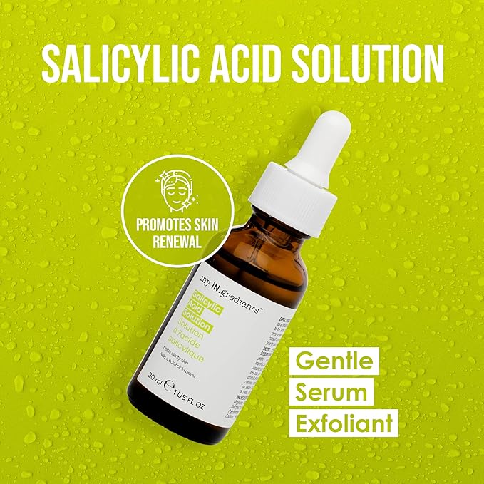 Masque Bar My Ingredients Salicylic Acid Solution - Exfoliating Solution For Face - Healing Acne Spot Treatment For Blemish Prone Skin