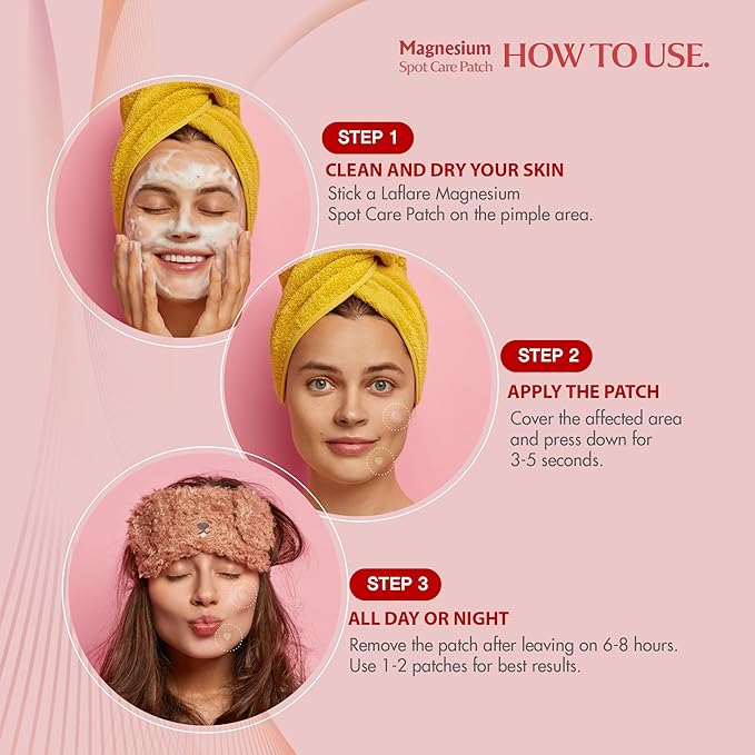 FreeGo Magnesium Acne Patches for Face. Blemish.Zit & Dark Spots from Post-Blemish, Acne .Zit. Self Dissolving,Hydrocolloid, Tee Tree oil & more (S 15pc)