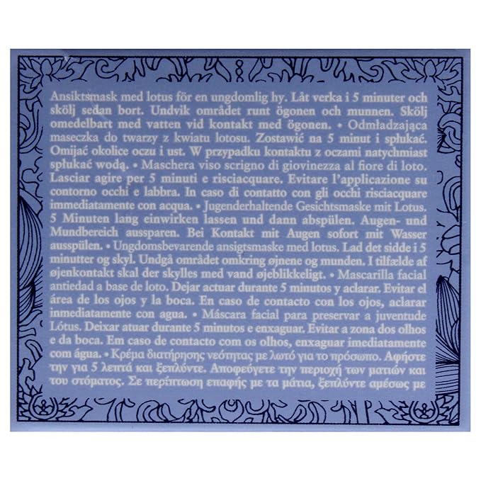 Fresh Lotus Youth Preserve Rescue Mask for Women - 1 oz Mask