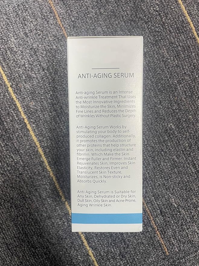 Facial Serum in A Bottle with Vitamin C & Collagen, Face Serum Anti Aging & Instant Face Tightening, Boost Skin Collagen, Reduce Wrinkles & Plump Skin