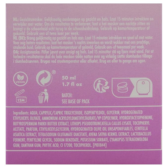 The Recovery One Glow Face Mask for Unisex - 1.7 oz Mask