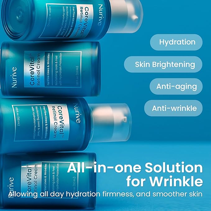 NURIVE's Youthful Skin & Bright Eyes Pack | Depuffs and Brightens Your Under Eye Bags | Helps Minimize Fine Lines and Wrinkles for Sensitive Skin