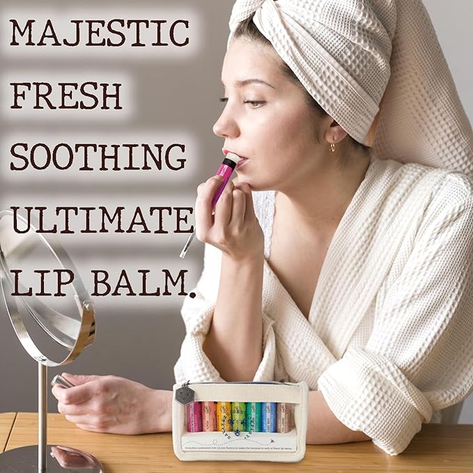 Savannah Bee Company Lip Balm - Lip Moisturizer for Chapped Lips - Hydrating Lip Balm with Pure Honey