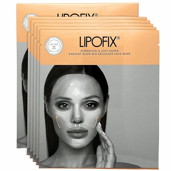 Anti Aging Lifting Hydrating Facial Bio Cellulose Face Mask Sheet For Fine Line Reducing And Skin Radiance. Made in Korea 5 Masks