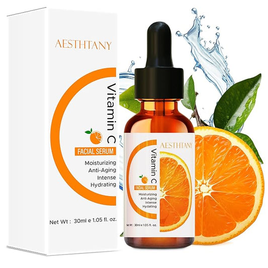 Best Vitamin C Serum for Face with Vitamin E, Retinol & Hyaluronic Acid - Anti Aging Serum For Fine Lines, Dark Spots, Wrinkles, Face Moisturizer & Hydrating - All Skin Types of Men & Women | 1Fl Oz