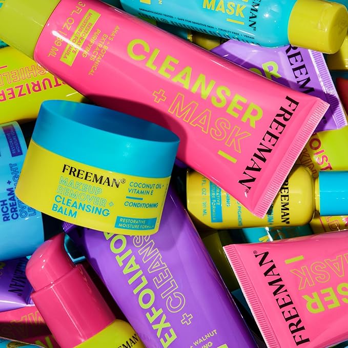 Freeman Moisturizer + Skin Shield, Lightweight Moisturizer, Infused With Aloe Vera & Ceramides To Protect Skin, Soothes & Calms, & Hydrates, Face Serum Relieves Dry Skin, 3 fl.oz./ 89 mL Bottle