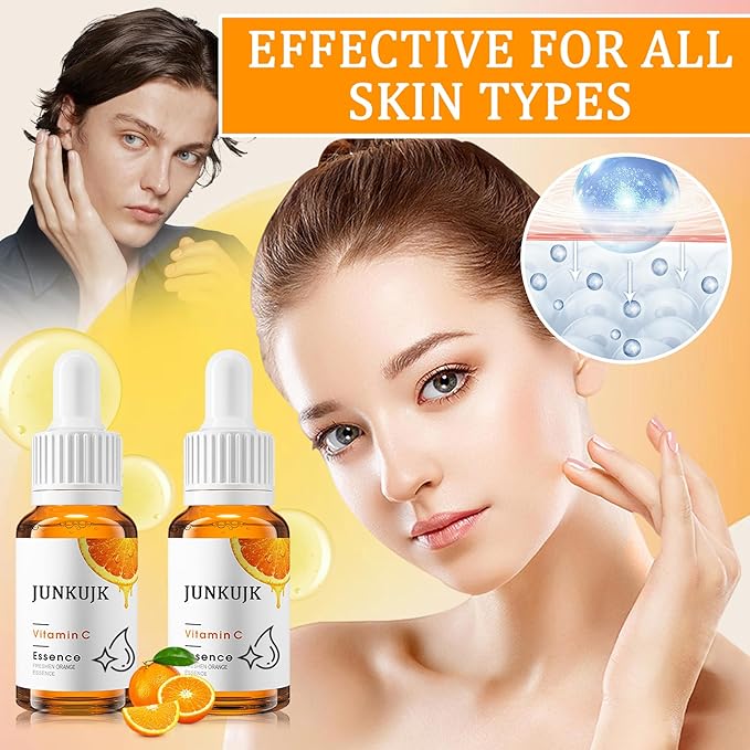2PCS Moisturizing Face Serum,Long Lasting Hydrating Facial Serum for All Skin Types,Easy to Carry Face Moisturizer