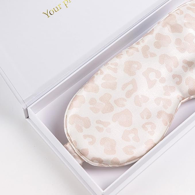 Silk Sleep Mask Light Blocking Luxury 100% Mulberry 22mm Silk Eye Mask Eye Cover Blindfold Ultra Soft Light & Comfy Anti Aging Skin Care with Travel Bag Gift Package