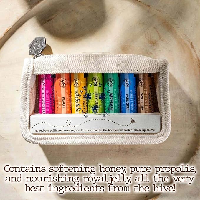 Savannah Bee Company Lip Balm - Lip Moisturizer for Chapped Lips - Hydrating Lip Balm with Pure Honey