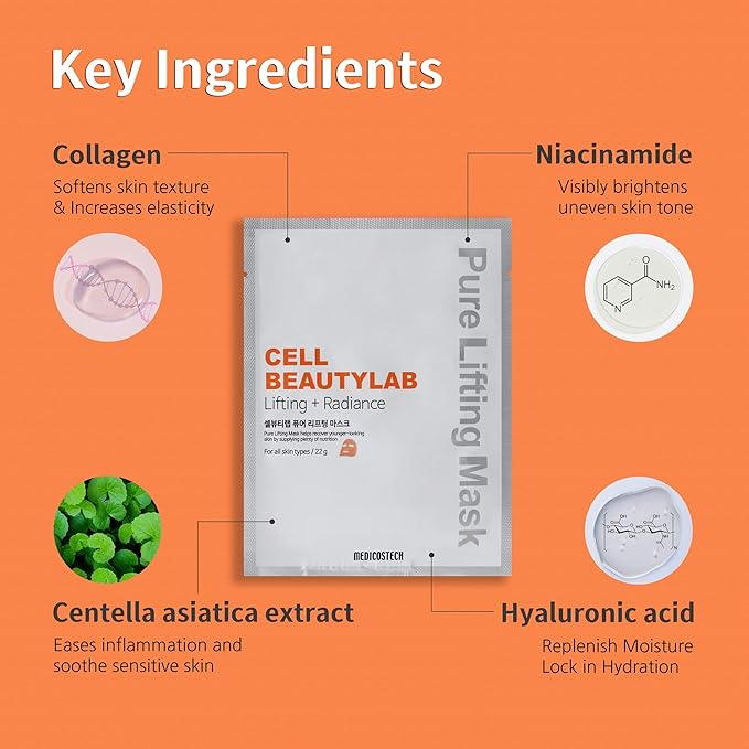 Collagen Face Mask 10 Pack + Intensive Aqua Mask 10 Pack