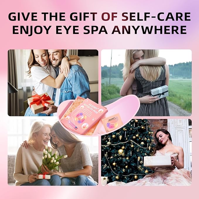 Under Eye Patches (24 Pairs) - New Tri-color Glitter Eye Gel Pads for Dark Circles Puffy Eyes,Under eye Bags,Wrinkles|Natural Collagen Under Eye Mask Patches, Gel Under Eye Patches