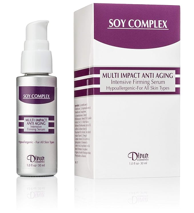 SOY COMPLEX COLLECTION consisting of Muti Impact Firming Serum, Anti Aging Moisturizer and Anti Aging Night Cream