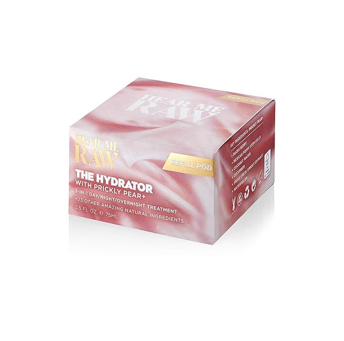 The Hydrator Nourishing Moisturizing Cream with Prickly Pear Day + Night + Overnight Mask, Refill Pod, 2.5 oz