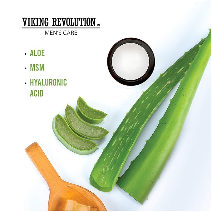 Viking Revolution Men's Eye Cream - Natural Anti-Aging, Dark Circle Treatment, Reduces Puffiness & Crowsfeet - 6ml