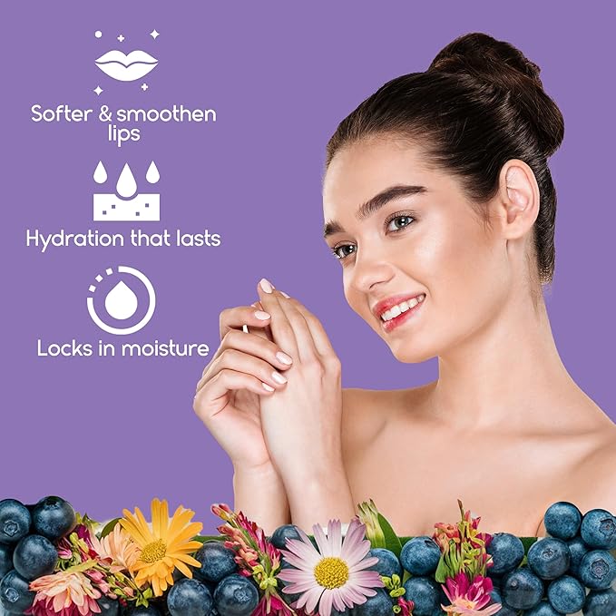 Lip Mask Overnight with Hyaluronic Acid & Collagen, Lip Sleeping Mask for Dry Cracked Lips, Moisturizing, Hydrating, Exfoliating Night Treatment for Lip Care (Strawberry) (0.7, Berry)