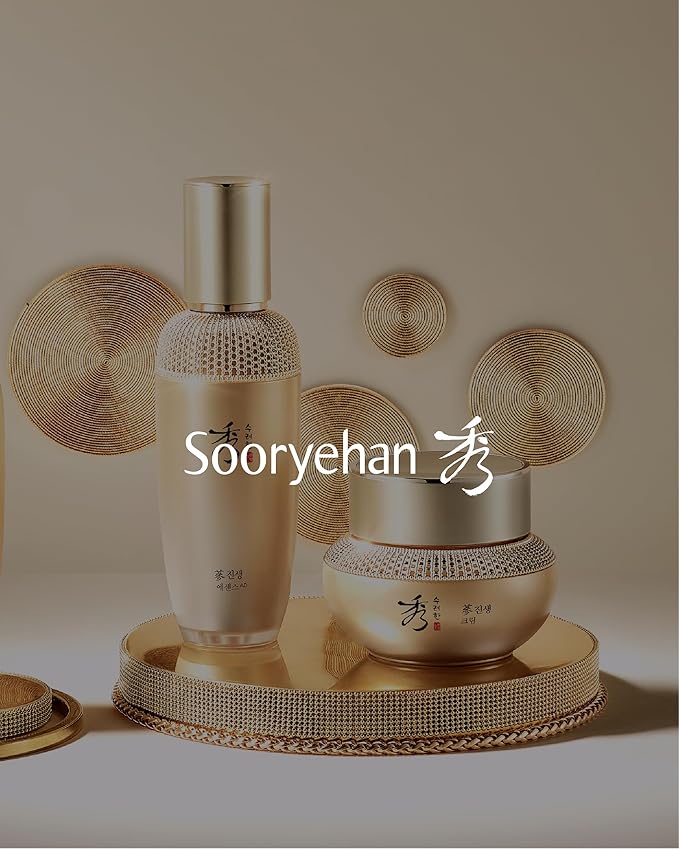 Sooryehan BON Extra-Moisture Essence (1.5fl oz) - Highly Moisturizing Essence to Rejuvenate Dull and Dehydrated Skin by LG Beauty. Ginseng, Ginsenocide, Amino Acids.
