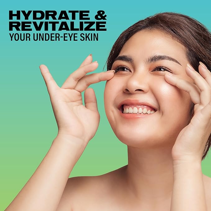 Eye Patches for Dark Circles and Puffiness, Under Eye Mask with Hyaluronic Acid and Matcha Green Tea, Vegan and Cruelty-Free Under Eye Patches, Green Tea Eye Masks, 5-Pack