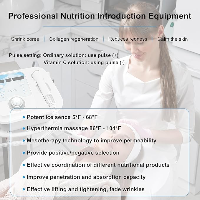 Eltizia Electroporation Machine Skin Care Tool Solution Importer Skin Management Hot And Cold Promotes Absorption ETLB365