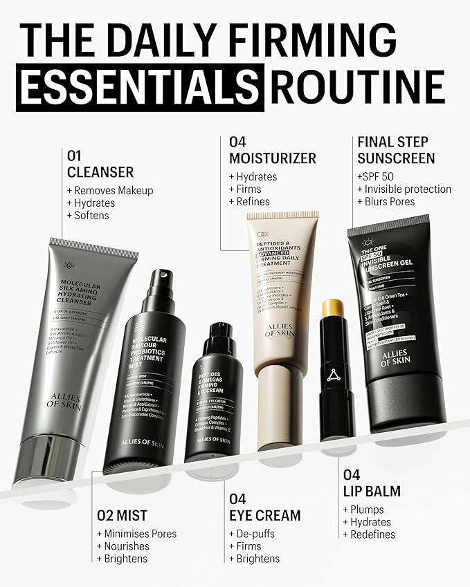 Allies of Skin Peptide & Ceramide Repair Lip Balm with Palmitoyl Tripeptide-5, Ceramide NP, Sea Buckthorn Oil, Avocado Oil, Sunflower Seed Oil, Shea Butter, Vitamin C & E. 3.8g/ 0.13 oz