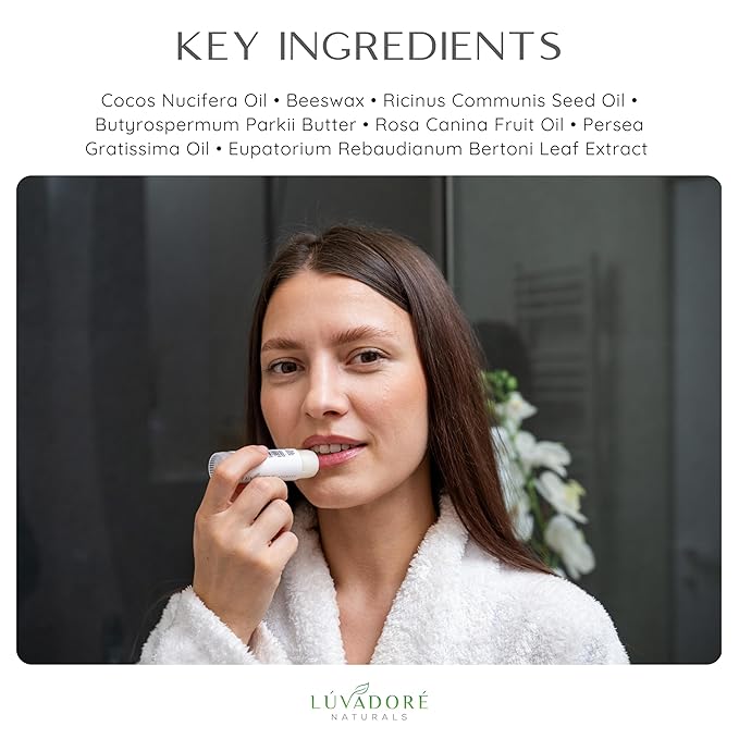 Ultra Big Lip Balm Stick Coconut– Natural Waterproof Lip Moisturizer for Dry, Chapped Lips – Nourishing and Hydrating Formula – Enriched with Coconut Oil, Beeswax, Shea Butter