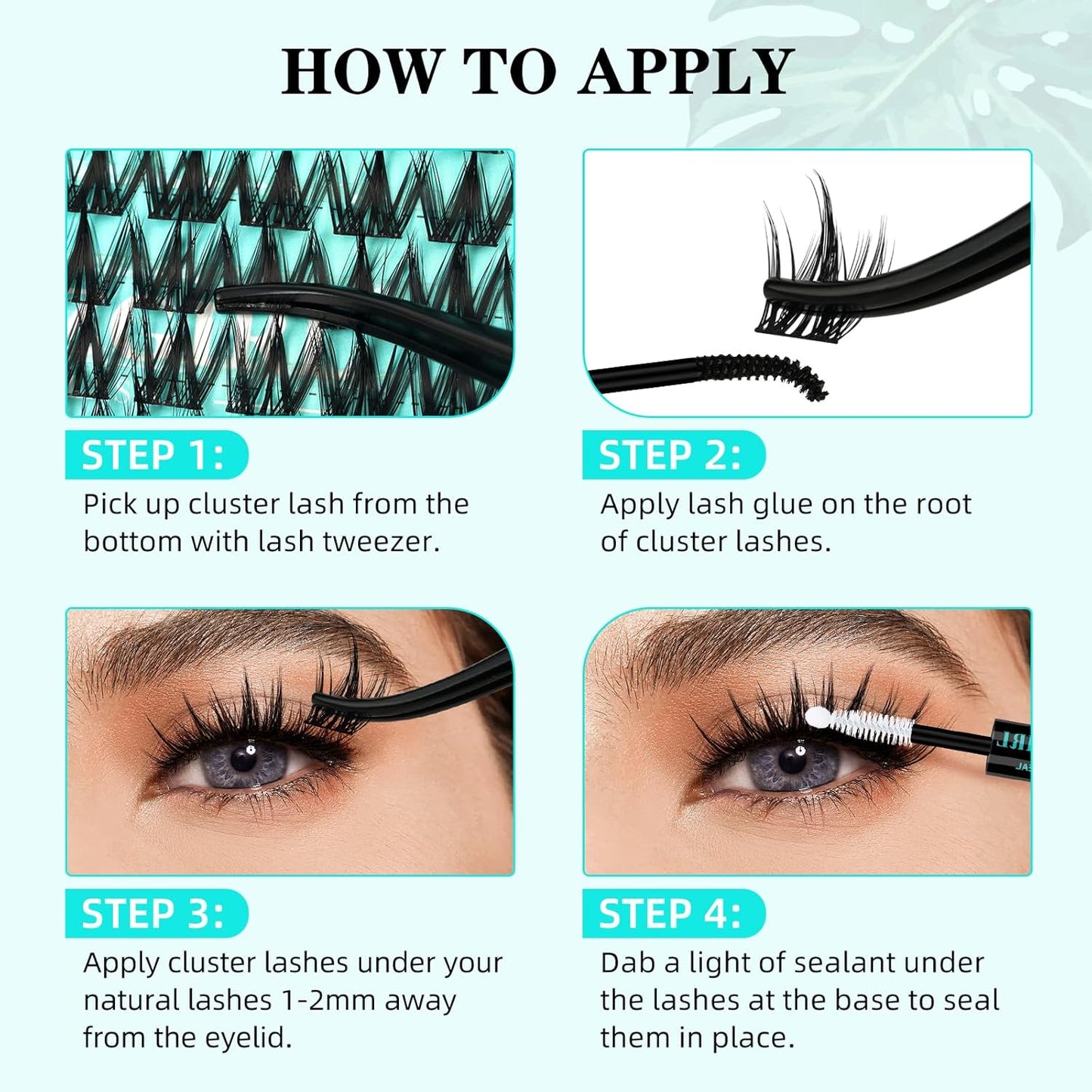 Lash Clusters Manga 140Pcs Eyelash Cluster Wet Look Ultra-Thin Lash Band Eyelashes Extensions Spiky Anime Wide Span Lashes(Puppy,C-Mix10-18mm)