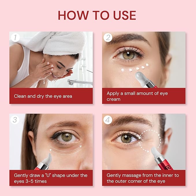 Anti Aging Eye Cream for Wrinkles: Retinol & Polypeptide Under Eye Treatment - Reduce Dark Circles, Puffiness, Crows feet - Repair Women's Eyes Contour, 0.85 fl. oz