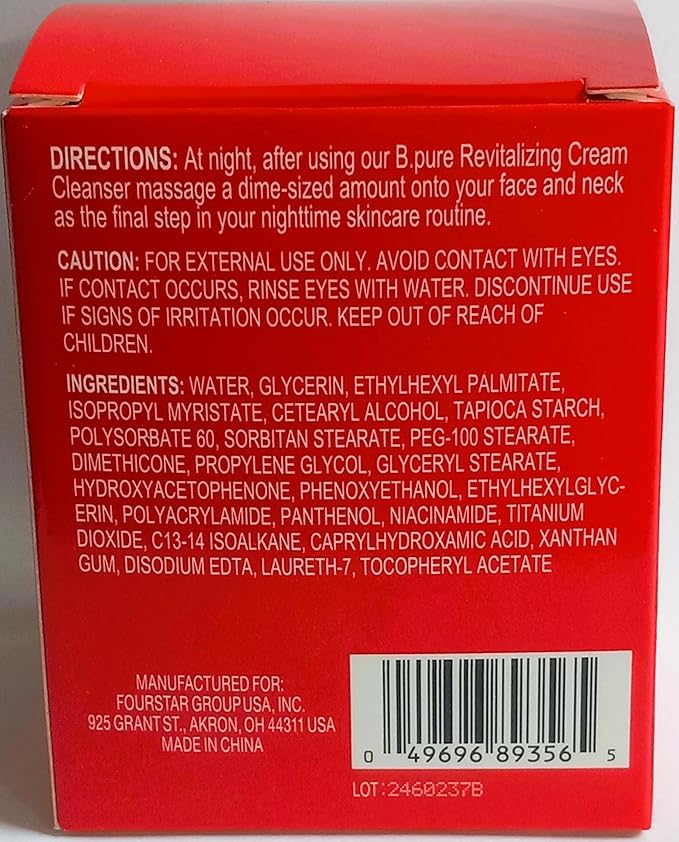 b.pure Revitalizing Hydrating Night Cream