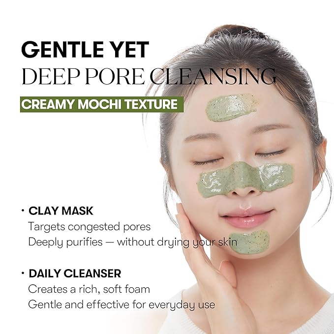 VT COSMETICS CICA Mask Cleanser, 2-in-1 Facial Wash, Non-Drying Clay Mask, Gentle Pore Care, Exfoliating, Hydrating, Centella Asiatica for Acne-Prone & Sensitive Skin, Korean Skincare (4.05 fl. oz)