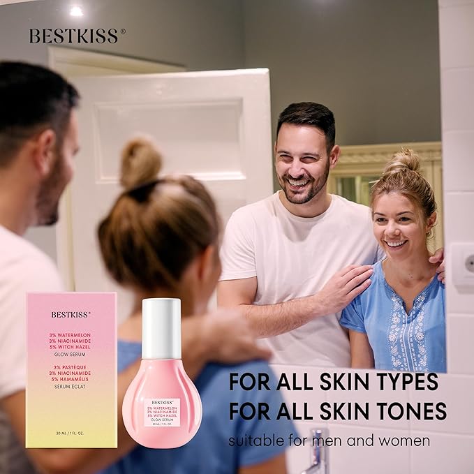 Dark Spot Remover for Face: 3% Watermelon 3% Niacinamide 5% Witch Hazel Dark Spot Correcting Glow Serum with Aloe Vera Centella Asiatica Hyaluronic Acid - Paraben Fragrance Cruelty Free 30mL