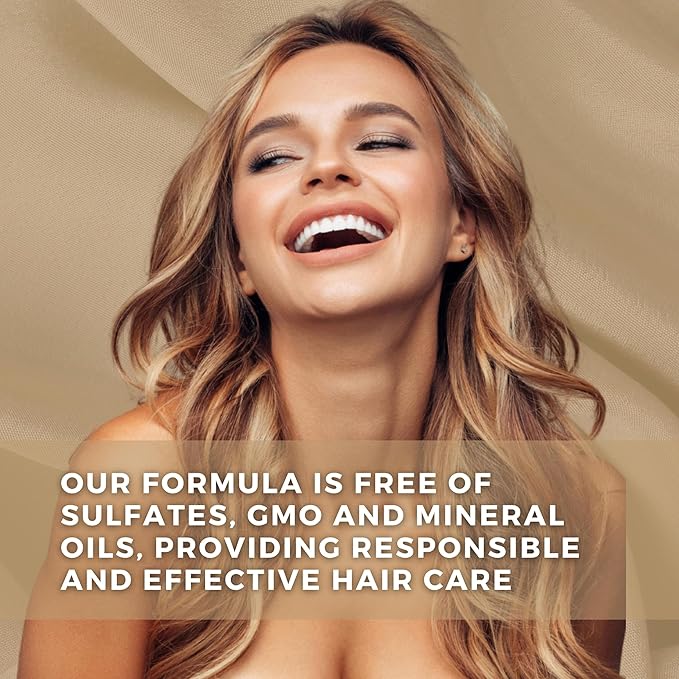 KERARGAN - Anti-Hair Loss Hair Serum with Castor Oil - Protection & Shine for Dry, Brittle Hair - Enriched with Aloe Vera & Macadamia Oil - Sulfate-free, GMO-free, Mineral Oil-free - 3.4 Fl oz