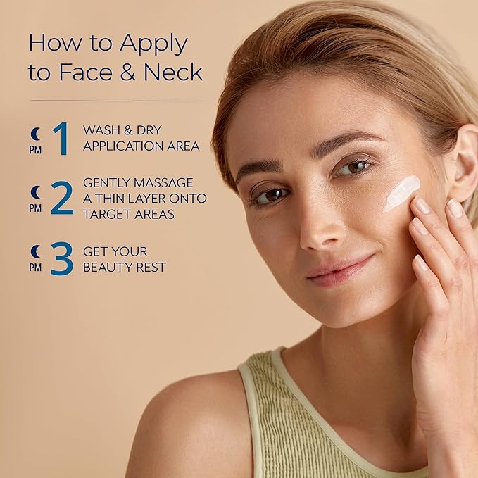 Plexaderm 30 mL Night Time Collagen Serum for Firmer, Fuller, more Youthful Looking Skin, Anti-Aging Collagen & Peptide Serum, Best Collagen Serum for Women & Men, Paraben-Free, Developed in the USA