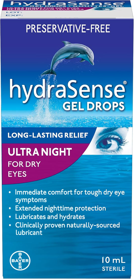 Gel Drops 10ml Night Therapy for Dry Eyes