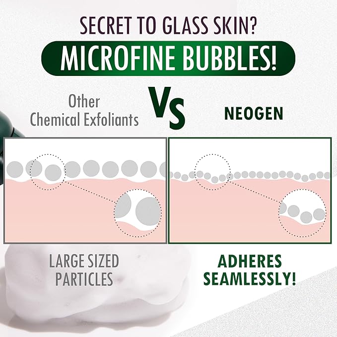 [K-Beauty] Neogen Dermalogy Pore Zero Peeling Mousse | All-in-One Foaming Exfoliating Face Wash Visibly Firming, Tightening & Lifting Skin 3.38 fl oz