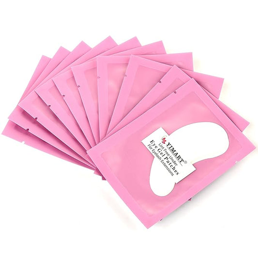 Yimart Professional Lint Free Under Eye Gel Pad Patches Eyelash Extensions 50 Pairs