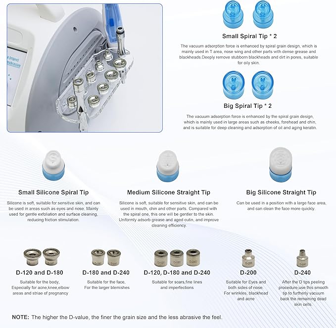 Elitzia 2 in 1 Hydro Dermabrasion Diamond Microdermabrasion Machine Skin Peeling Water Beauty Machine Water Peel System Skin Cleansing ETWD006
